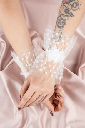 Gants de Mariage Blanc SD1200