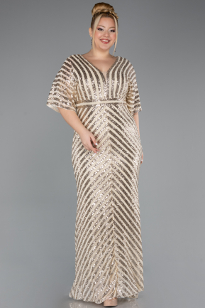 Robe De Soirée Grande Taille Longue Vison ABU2309
