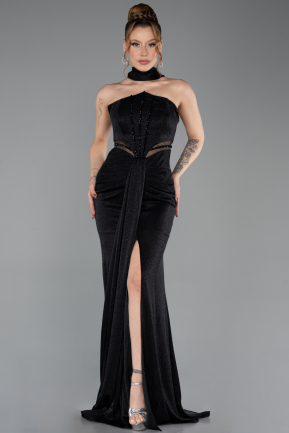 Robe de Soirée Longue Noir ABU5560
