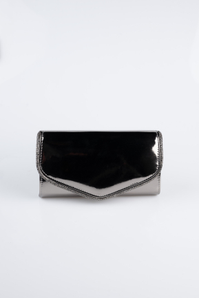 Sac de Soirée Luxe Avec Mirroir Platine KC118