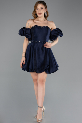 Tenue de Soirée Mini Bleu Marine ABK2512