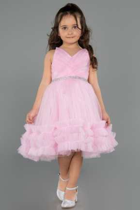 Robe de Soirée Enfants Courte Poudre ABK2567
