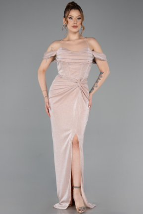 Robe de Soirée Longue Poudre ABU5925