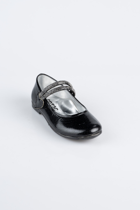 Chaussure Plate A motifs Noir ORS3101