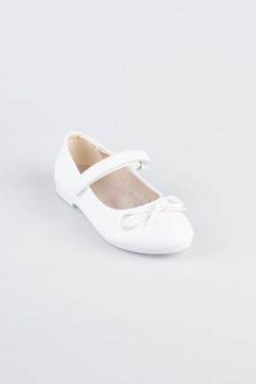 Chaussure D’enfant Cuir Blanc SE201