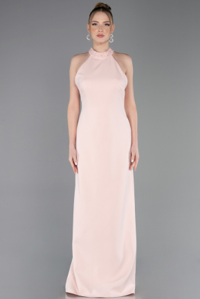 Robe de Soirée Longue Poudre ABU5971