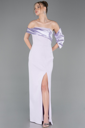 Robe De Soirée Longue Lilas ABU4024