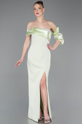 Robe De Soirée Longue Menthe ABU4024