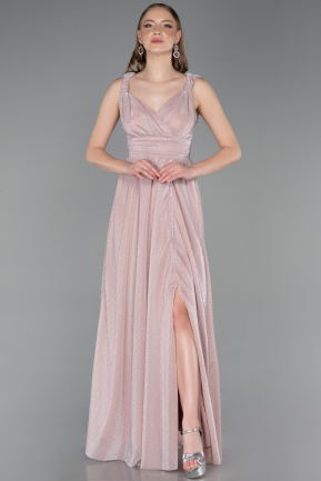 Robe de Soirée Longue Poudre ABU6045