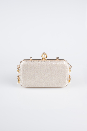 Sac de Soirée Luxe A motifs Or KC714