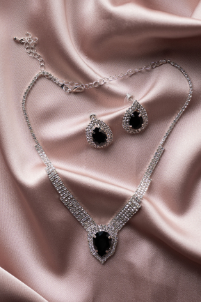 Set D'Accessoires Argent-Noir UK966