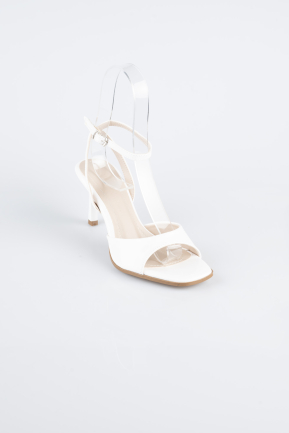 Chaussure de soirée Cuir Verni Blanc AB2113
