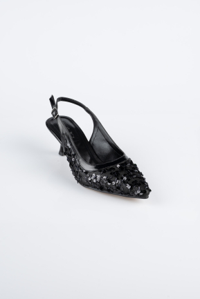 Stiletto Squameuse Noir ABP2107