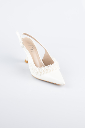 Chaussure de soirée Cuir Blanc AB2119