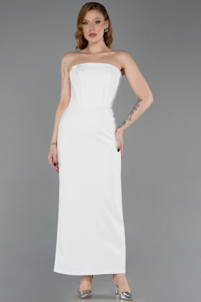 Tenue de Soirée Midi Blanc ABK2628