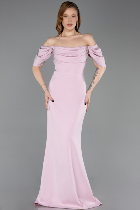Robe de Soirée Longue Poudre ABU6167