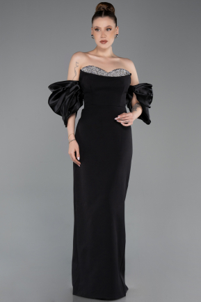 Robe de Soirée Longue Noir ABU6204