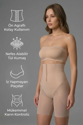 Gaine Ventre Plat & Taille Galbée Vison EM2928