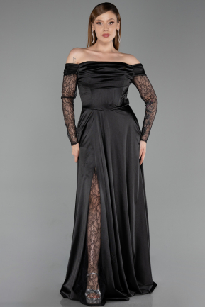 Robe de Soirée Longue Noir ABU6219