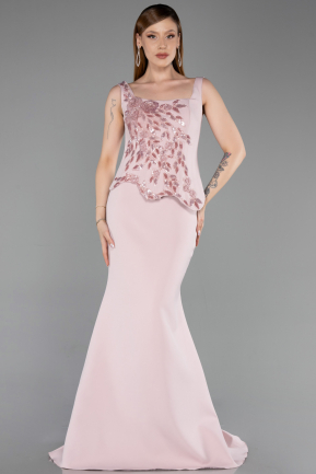 Robe de Soirée Longue Poudre ABU6225