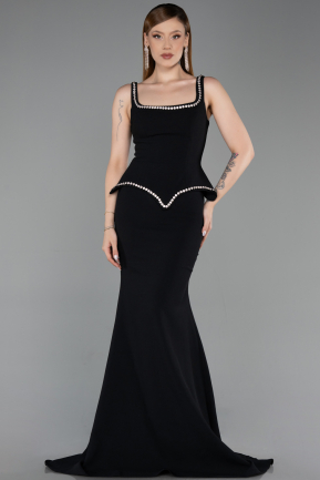 Robe de Soirée Longue Noir ABU6231