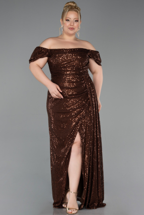 Robe Grande Taille Squameuse Longue ABU2973