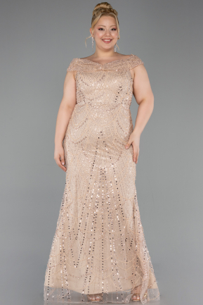 Robe Grande Taille Perlé Longue ABU5936