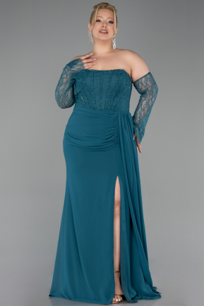 Robe Grande Taille Mousseline Longue ABU6072