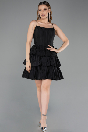 Robe de Cérémonie Courte Noir ABK2656