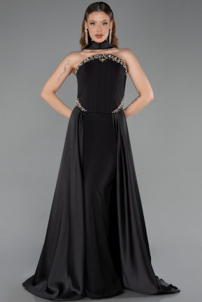 Robe de Soirée Longue Noir ABU6279