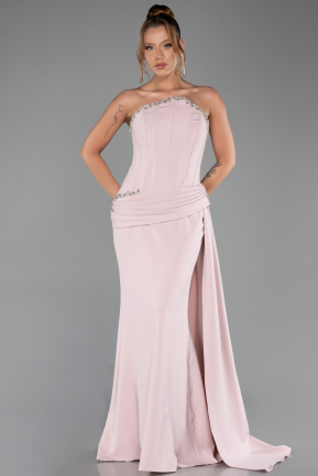 Robe de Soirée Longue Poudre ABU5737
