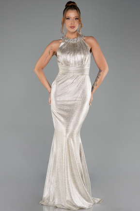 Robe de Soirée Longue Or ABU6295