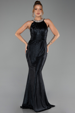 Robe de Soirée Longue Noir ABU6295