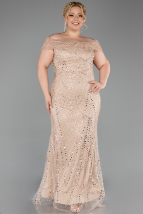 Robe Grande Taille Perlé Longue ABU5936