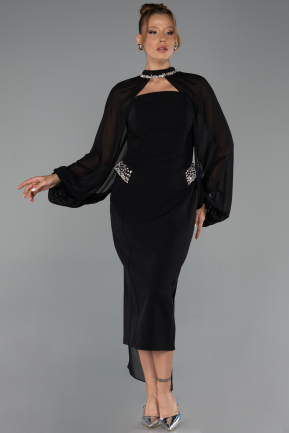 Robe De Soirée Midi Noir ABK2664
