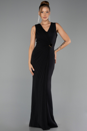 Robe de Soirée Longue Noir ABU6524