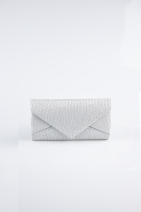 Sac de Soirée Luxe Argenté Argent SH840