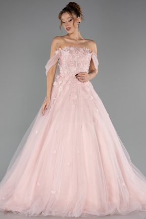 Robe Haute Couture Longue Poudre ABU6637