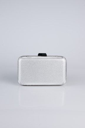 Sac de Soirée A motifs Argent SH802