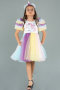 Robe de Soirée Enfants Courte Rinçage ABK1056
