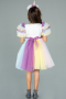 Robe de Soirée Enfants Courte Rinçage ABK1056
