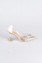 Stiletto Pierreux Blanc AB1055