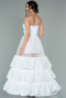 Blanc Modeles De Robes De Soiree En Tarlatan ABN03