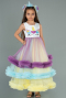 Robe de Soirée Enfants Longue Rinçage ABU2154