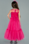 Robe de Soirée Enfants Longue Fushia ABU2291
