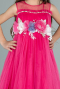 Robe de Soirée Enfants Longue Fushia ABU2291