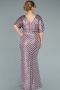Robe de Soirée Grande Taille Longue Poudre ABU2309