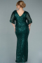 Robe de Soirée Grande Taille Longue Émeraude ABU2309
