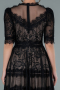 Tenue de Soirée Midi Dantelle Noir ABK1388