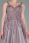 Robe De Fiançailles Grande Taille Longue Couleur Rose ABU4604
